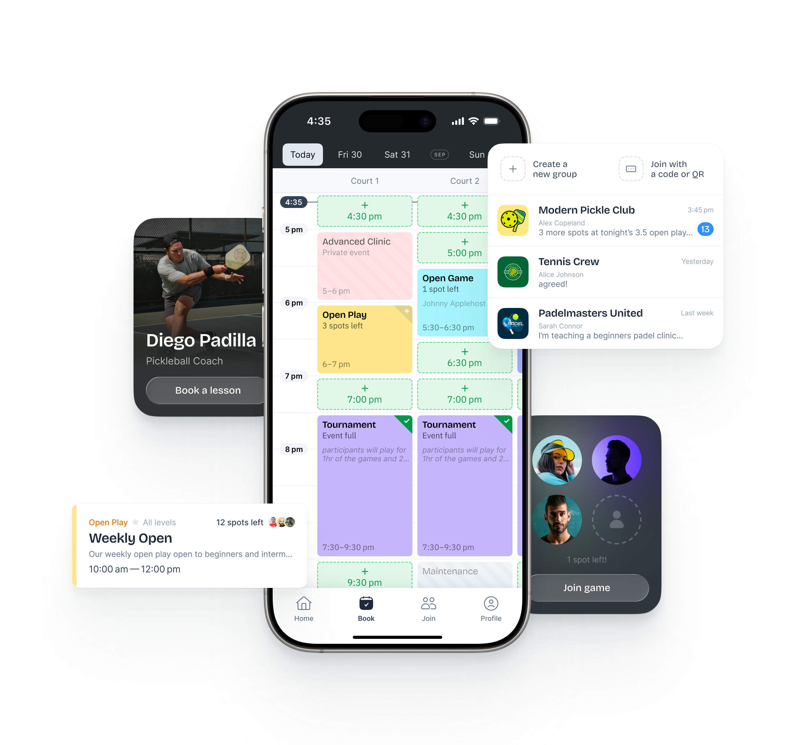 OpenCourt Platform Dashboard