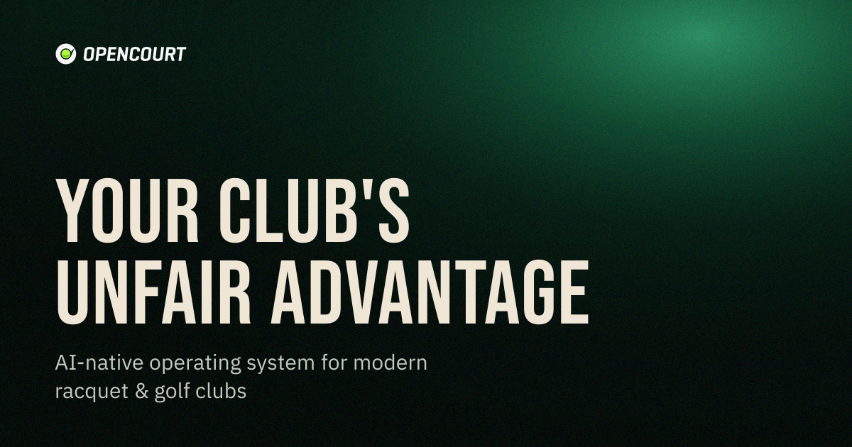 OpenCourt: Club Management & Booking Software for Pickleball, Padel ...